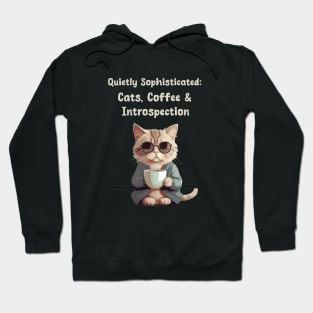 Cool cat and coffee Hoodie